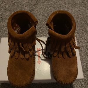 Baby Girl Minnetonka Boots